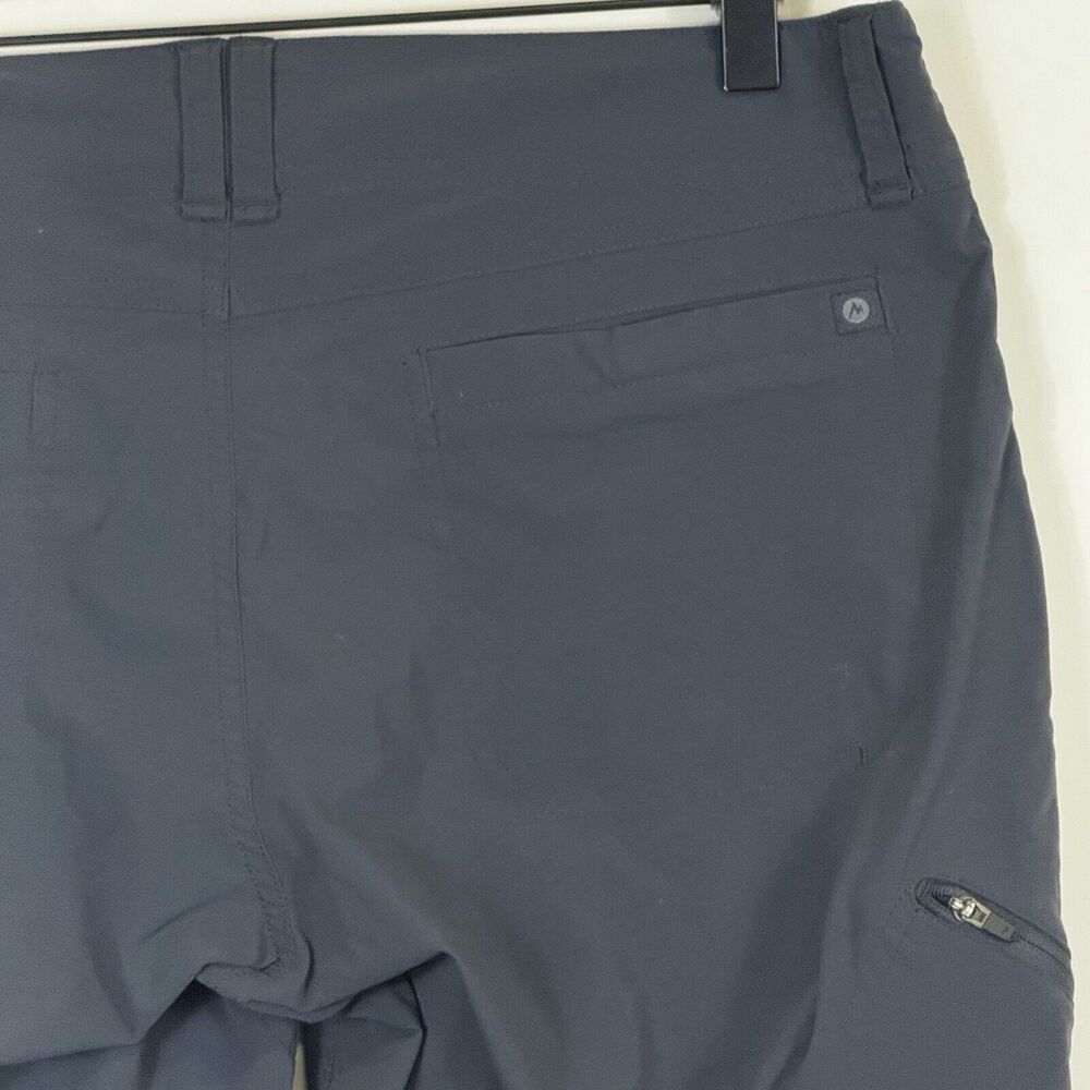 Marmot Convertible Hiking Pants Womens 8 Gray Zip Off Cargo Outdoor Trousers - Picture 8 of 10